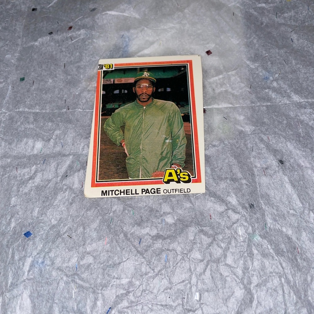 1️⃣9️⃣8️⃣1️⃣🔥DONRUSS VERY RARE PRINTING ERROR BASEBALL ⚾️ CARD💥